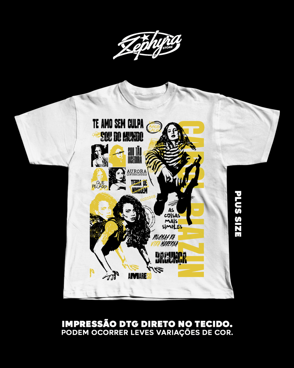 Nome do produto: Plus Size - TE AMO SEM CULPA - CB