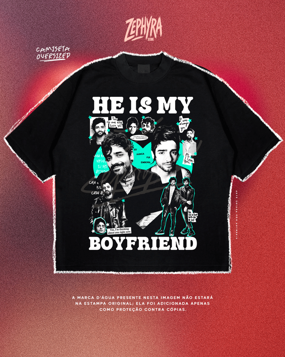 Nome do produto: Oversized  - He Is My - Lucas Silveira