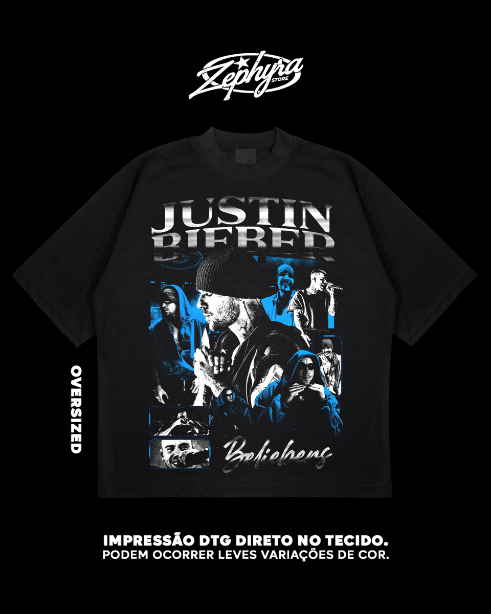 Nome do produto: Oversized - Justin Bieber - JB