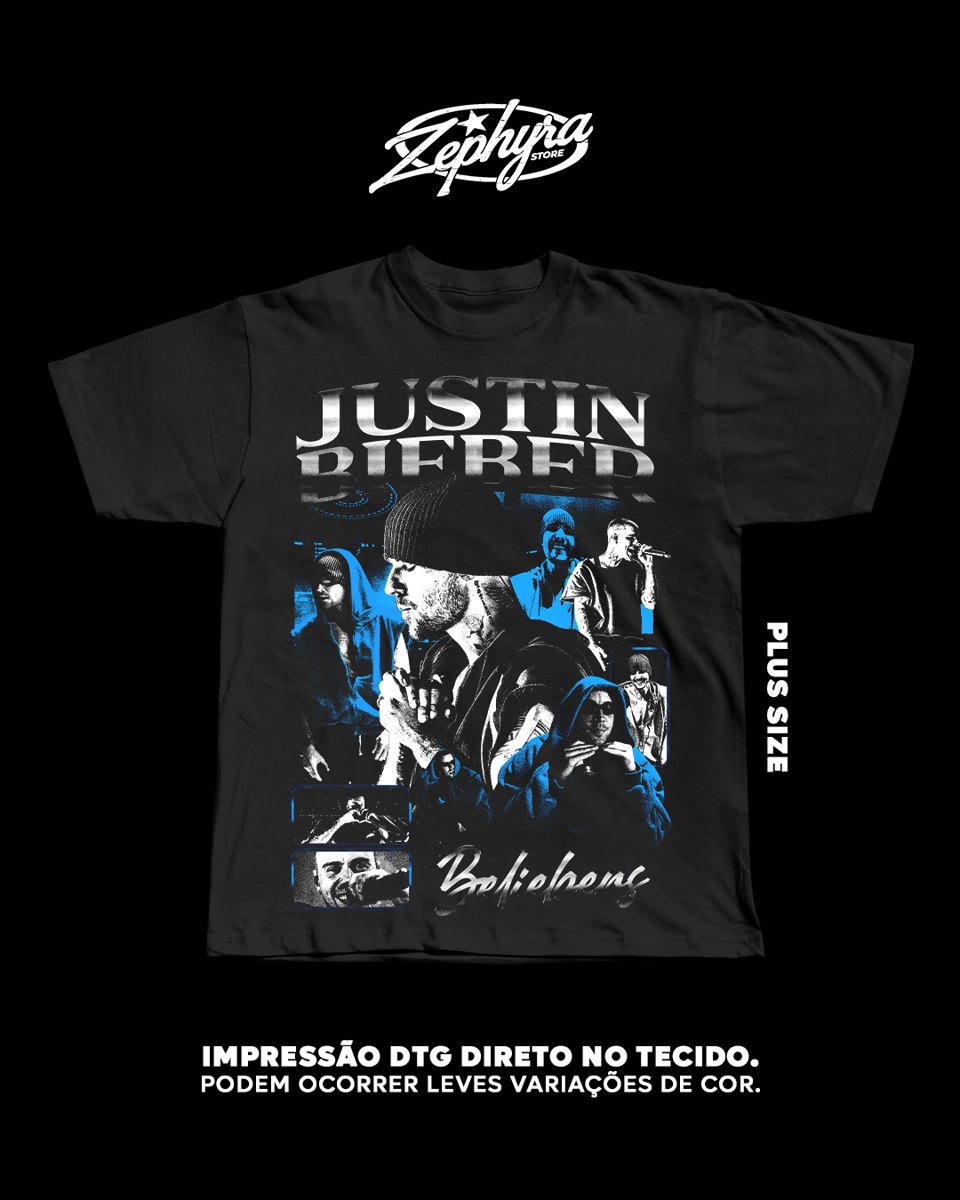 Nome do produto: Plus Size - Justin Bieber - JB
