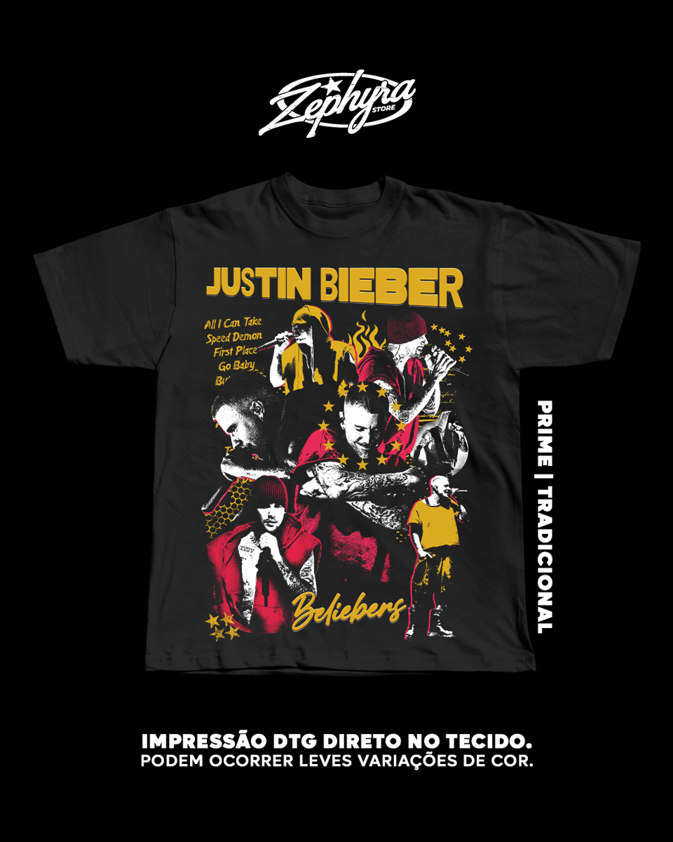 Nome do produto: Tradicional - Justin Bieber  - Beliebers 