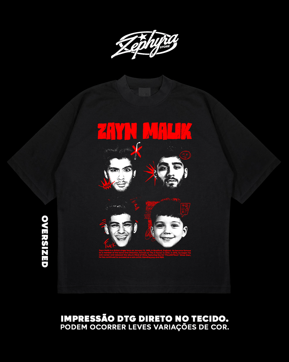 Nome do produto: Oversized - Zayn Malik - The Eras