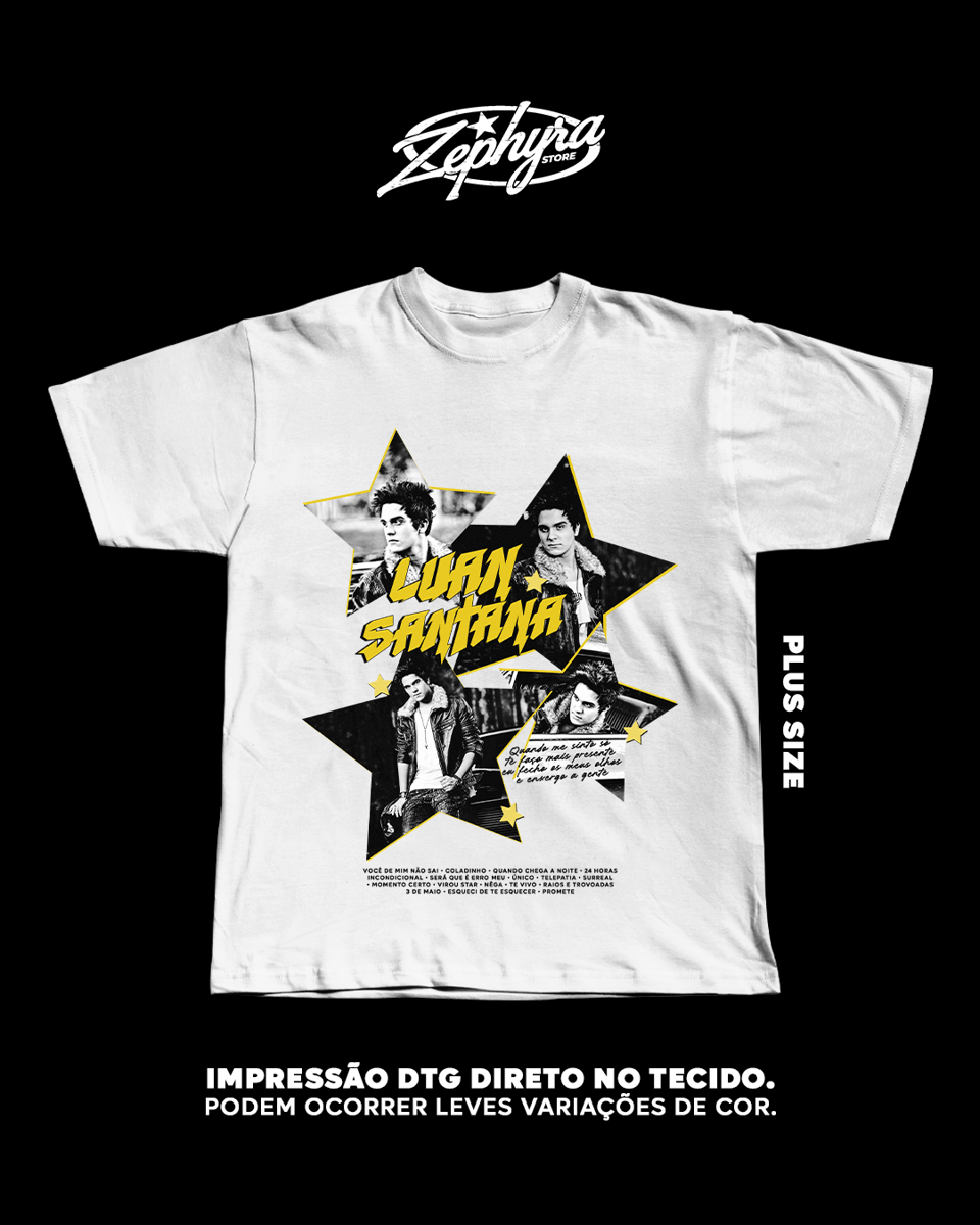 Nome do produto: Plus Size - Luan Santana - Quando chega a noite