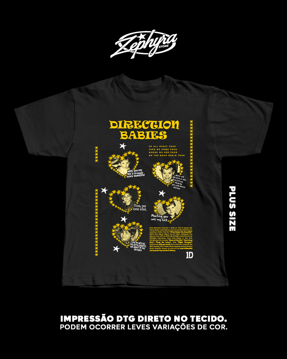 Nome do produto: Plus Size - One Direction - Direction Babies