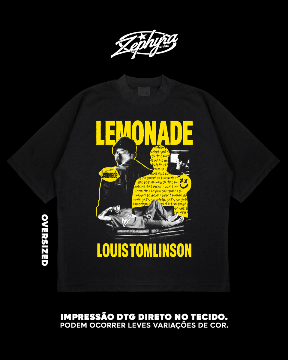 Nome do produto: Oversized - Louis Tomlinson -  Lemonade