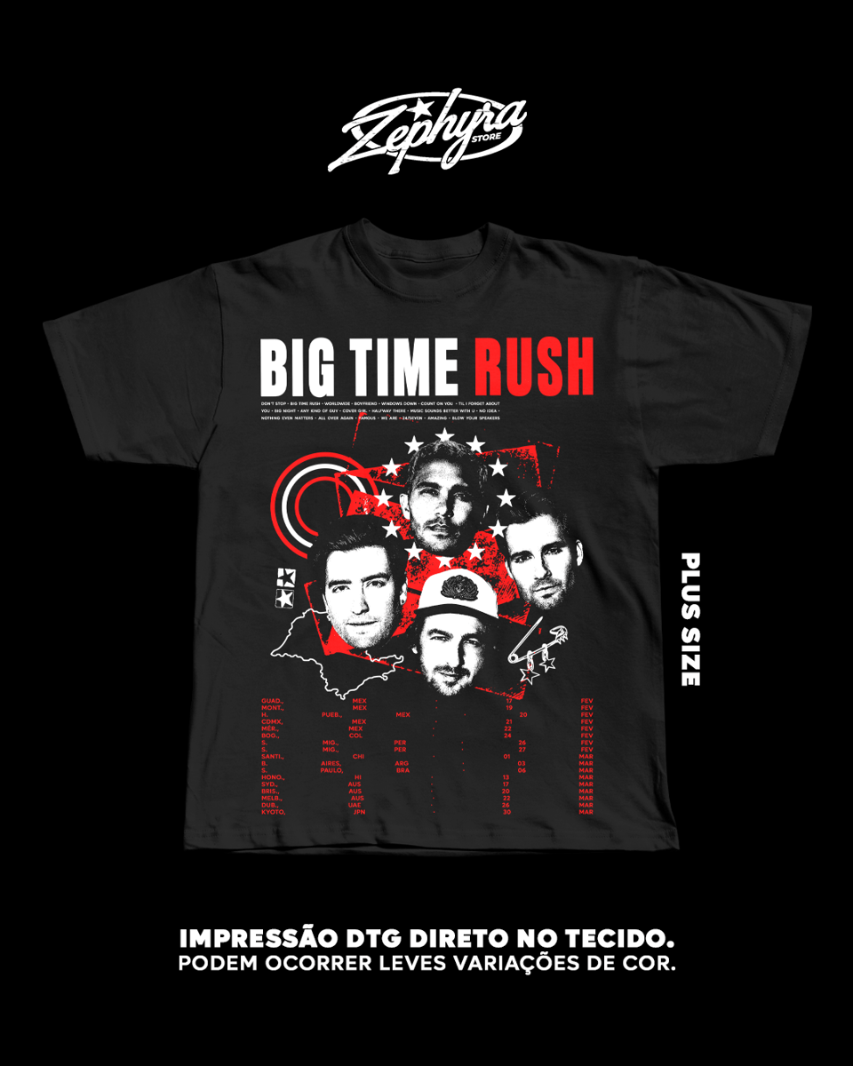 Nome do produto: Plus Size - Big Time Rush - BTR
