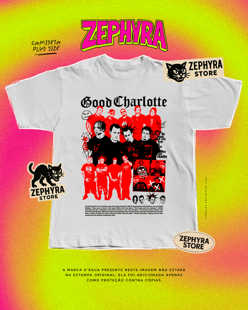 Nome do produto: Plus Size - Good Charlotte - Tour