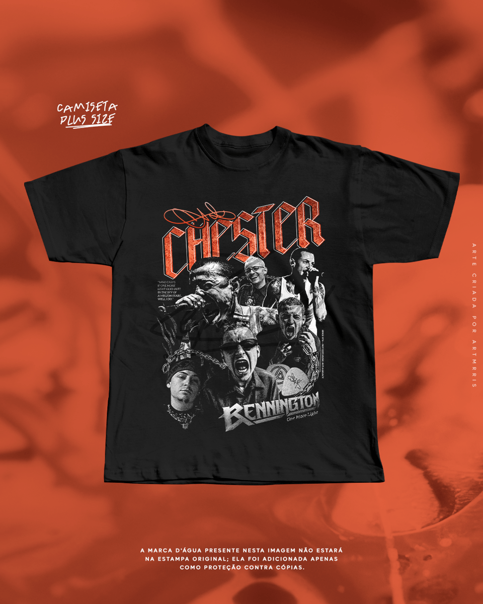 Nome do produto: Plus Size - Chester Bennington