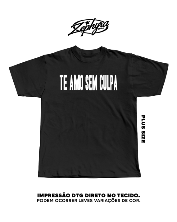 Plus Size - Frente - TE AMO SEM CULPA - CAROL BIAZIN