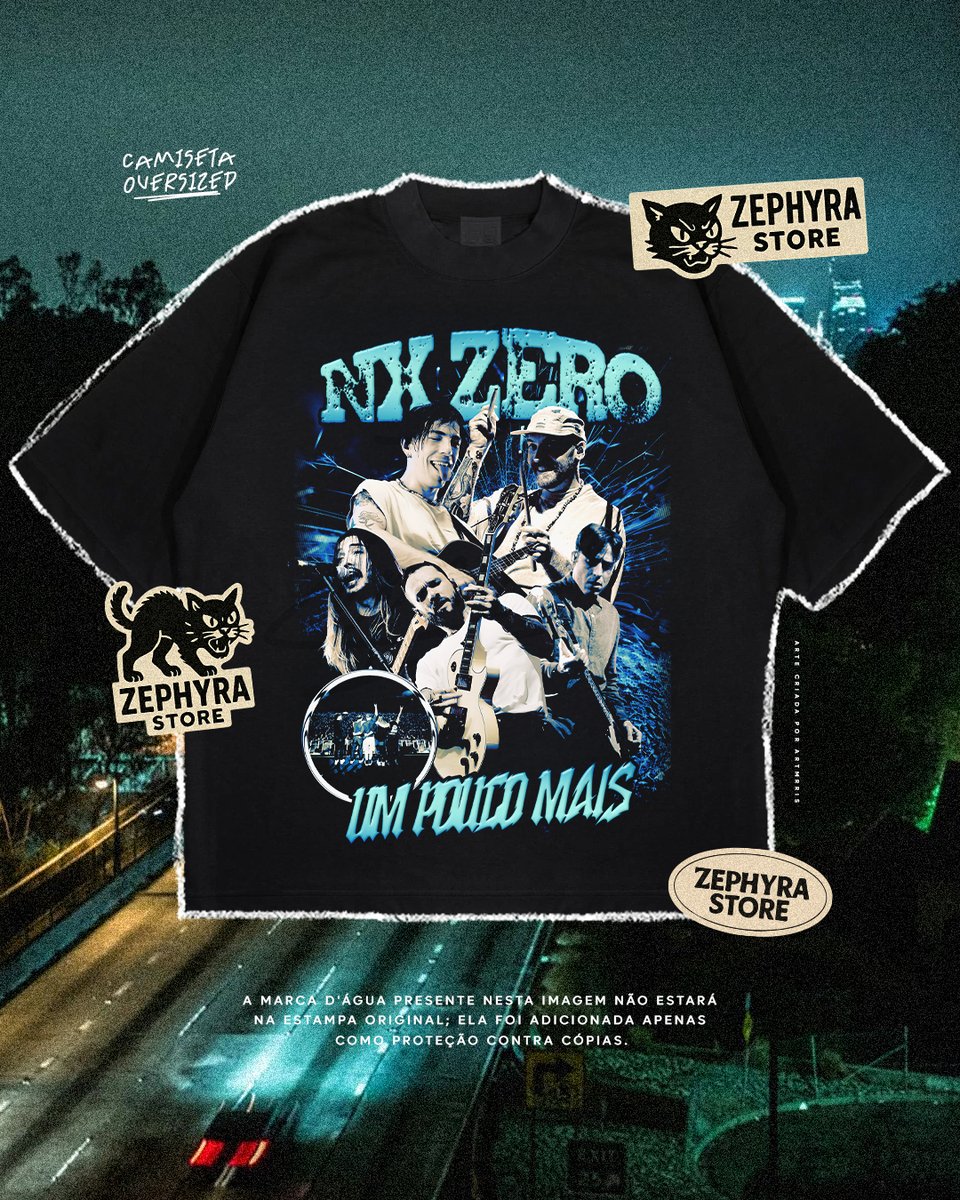 Nome do produto: Oversized - Nx Zero - Tour