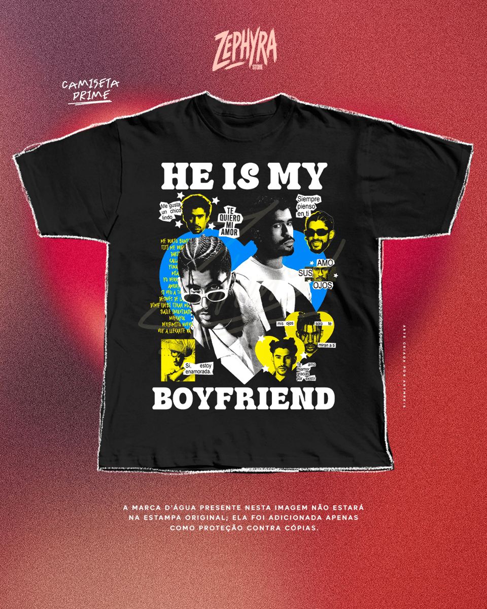 Nome do produto:  He Is My - Bad Bunny