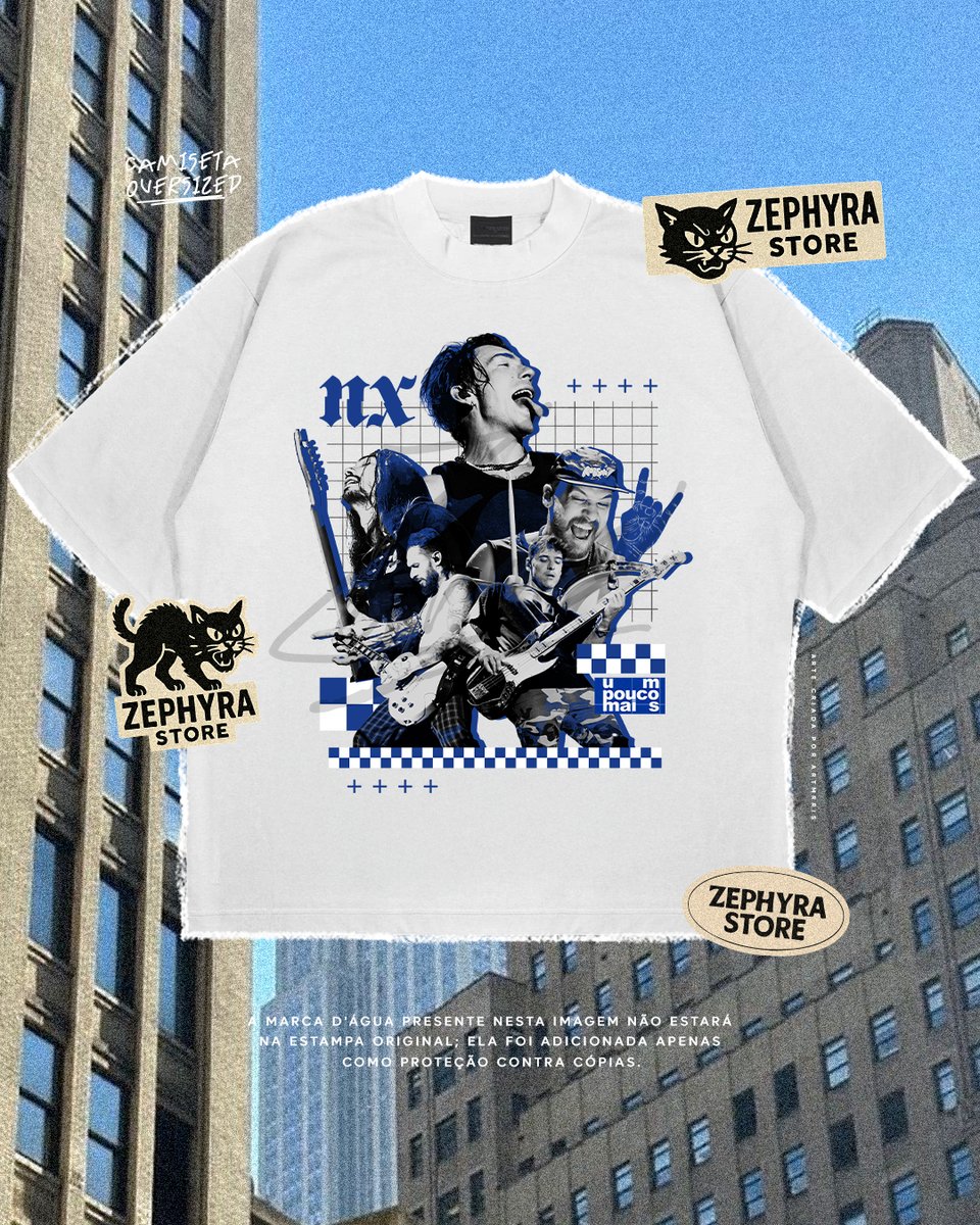 Nome do produto: Oversized - Nx Zero - UM POUCO MAIS 