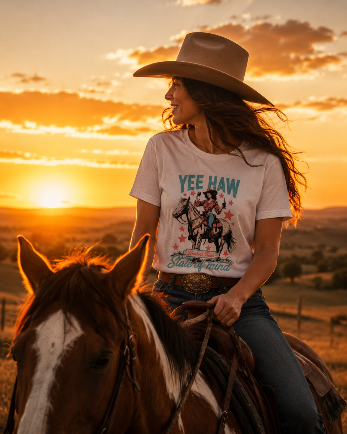Camiseta HT Girl Yee Haw
