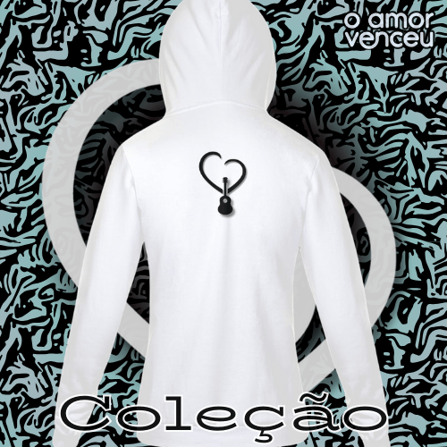 Nome do produto: Moletom Com Zíper Amor Completo