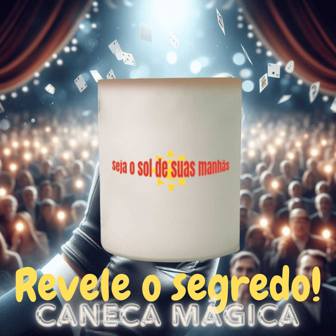 Nome do produto: Caneca Mágica Dicionário dos Desejos