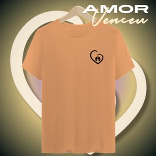 Nome do produto Camiseta Estonada Amor Venceu Presente