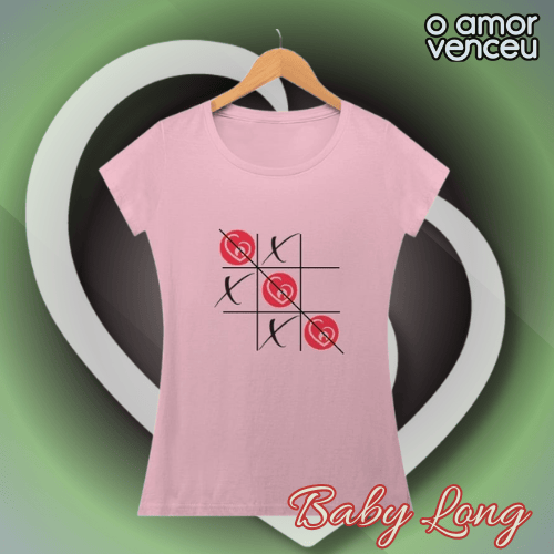 Nome do produto: Baby Long Pima Amor Venceu Jogo