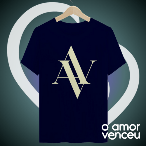 Nome do produto: Camiseta Quality Amor Venceu Letras
