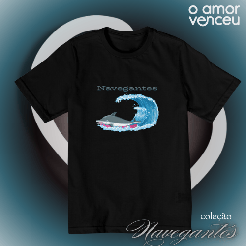 Nome do produto: Camiseta Quality Infantil Navegantes Ondas