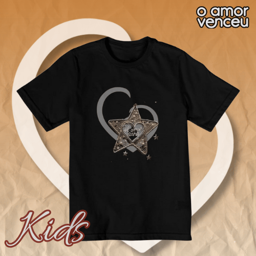 Camiseta Infantil El Amor Ganó