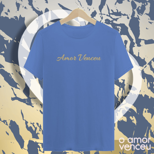 Nome do produto: Camiseta Estonada Amor Venceu Com Você