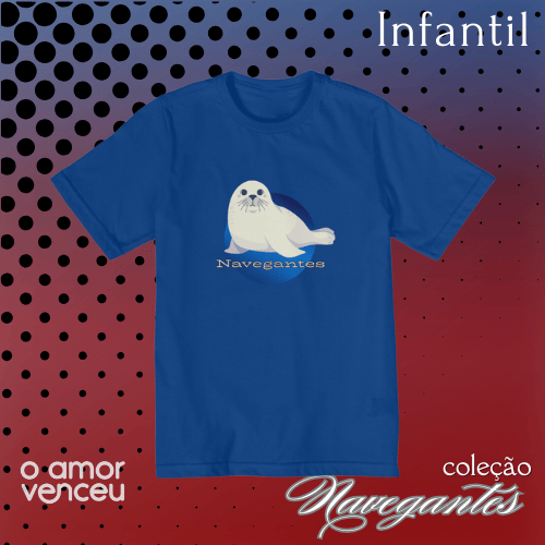 Nome do produto: Camiseta Quality Infantil Navegantes Marítimos