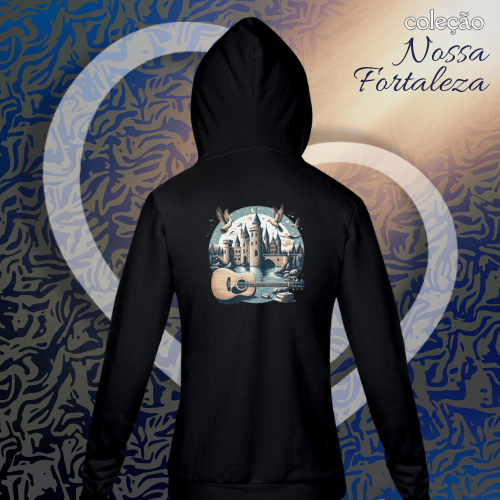 Nome do produto: Moletom Com Zíper Nossa Fortaleza