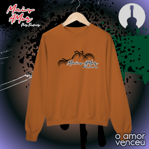 Nome do produto: Moletom Fechado Mais Amor Por Favor Homenagem