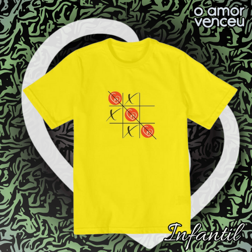 Nome do produto: Camiseta Quality Infantil Amor Venceu Jogo