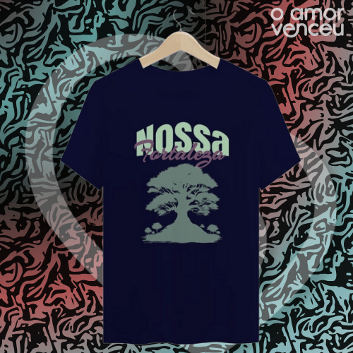 Nome do produto: Camiseta Plus Size Nossa Fortaleza (Promoção)