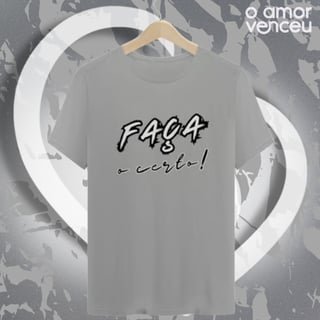 Nome do produto Camiseta Quality Faça o Certo