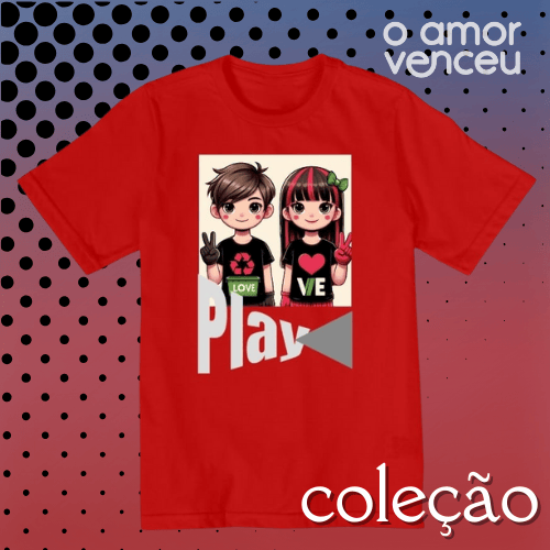 Nome do produto: Camiseta Infantil Heróis Vitória