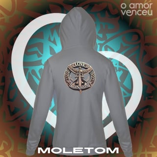 Nome do produto Moletom Com Zíper Love Won Won