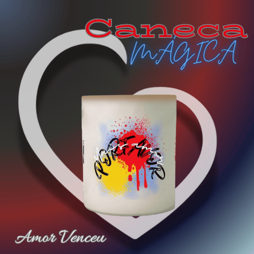 Nome do produto: Caneca Mágica Mais Amor Por Favor