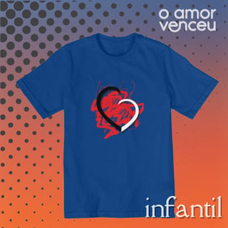 Nome do produto Camiseta Quality Infantil Amor Livre