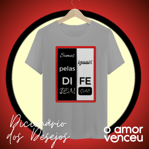 Nome do produto: Camiseta Quality Dicionário Iguais