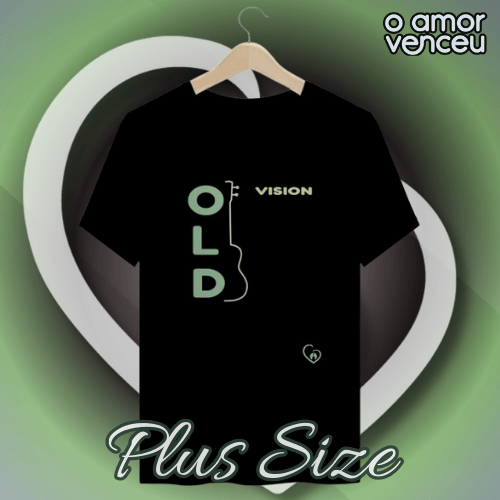 Nome do produto: Camiseta Plus Size Old Vision Canções (Promoção)