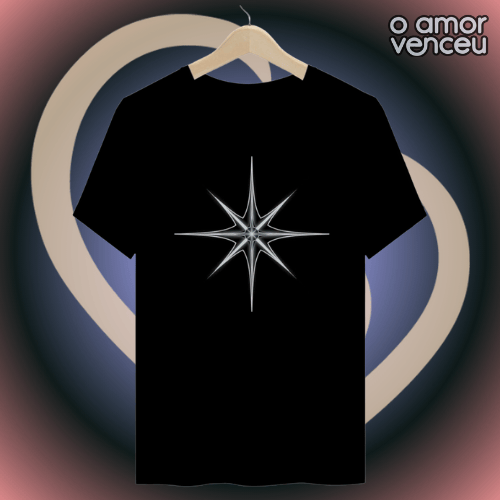 Camiseta Quality Amor Venceu Estrela
