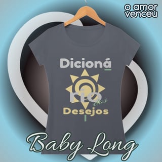 Nome do produto Baby Long Pima Dicionário dos Desejos Girassol