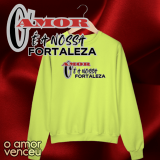 Nome do produto Moletom Fechado Nossa Fortaleza Família