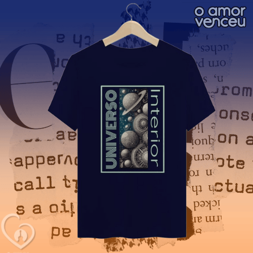Nome do produto: Camiseta Plus Size Universo Interior (Promoção)