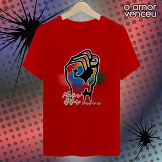 Nome do produto Camiseta Quality Mais Amor Por Favor em Protesto