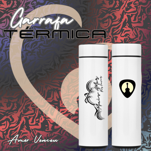 Nome do produto: Garrafa Térmica Mais Amor Por Favor Vitória