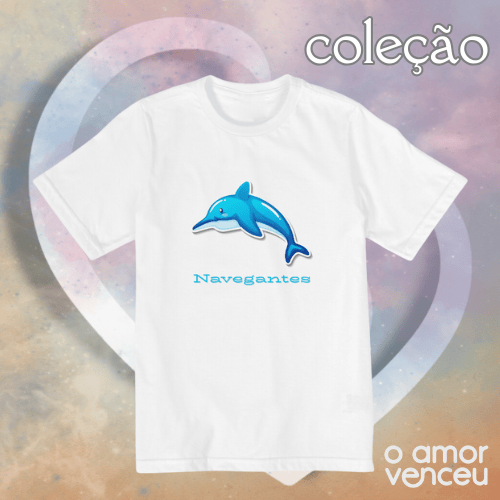Nome do produto: Camiseta Quality Infantil Navegantes Golfinho
