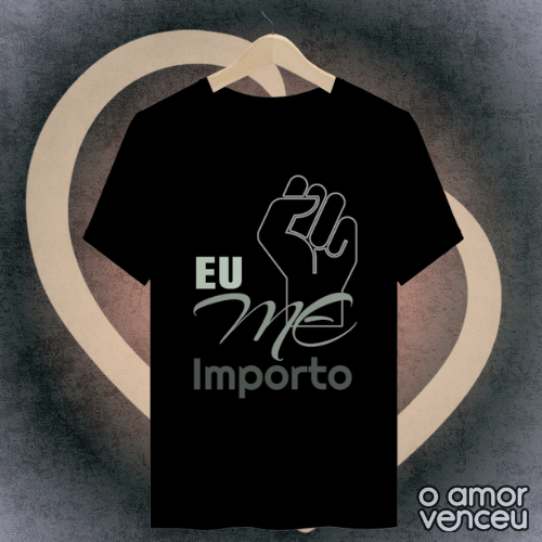 Nome do produto: Camiseta Quality Amor Venceu Eu me Importo