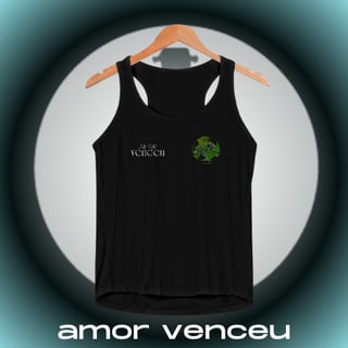 Regata Feminina Sport Dry UV Amor Verde (PROMOÇÂO)