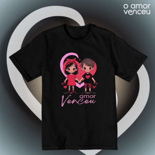 Nome do produto: Camiseta Infantil Jurek Amor Venceu