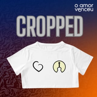 Nome do produto Camisa Cropped Amor Partes