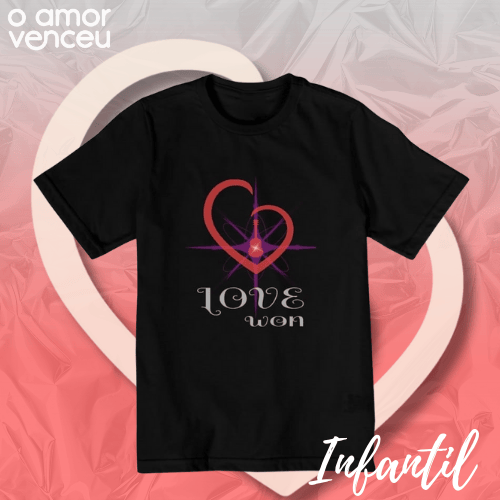 Nome do produto: Camiseta Quality Infantil Love Won