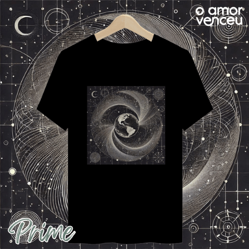 Nome do produto: Camisetas Prime Universo Interior Visões